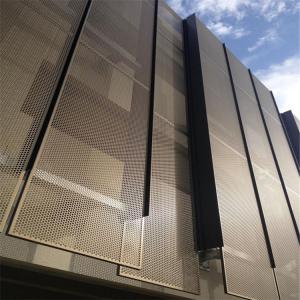 China Desgined metal screen Exterior Perforated Aluminum Wall Facade Panel for Building wholesale