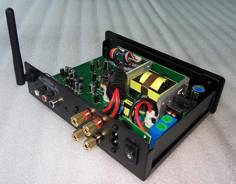 2 Channel Home Theater Wireless Audio Amplifier Class D Amp With Subwoofer Output