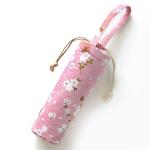 Portable Drawstring Cotton Insulated Bottle Sleeve