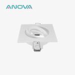 Renewable Material GU10 Downlight Housing Square Tilted MR16 Downlight Housing