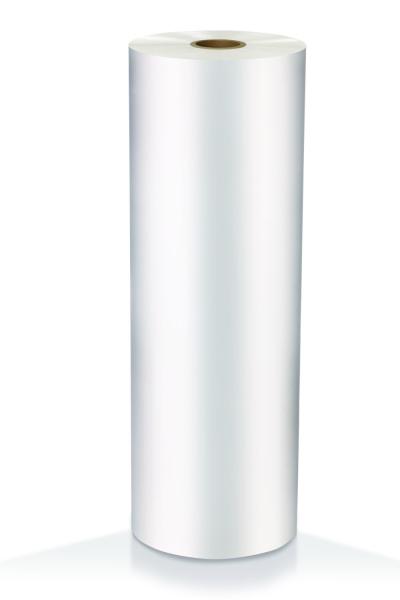White Colour 27 Mic Matt Lamination Film For Paper Boards Extrusion - Coated