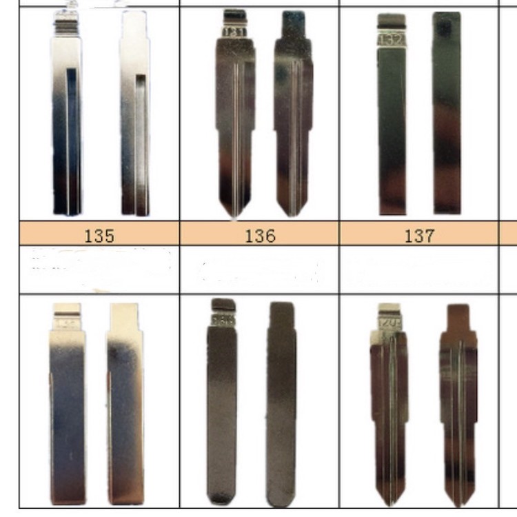 Multi Colors Titanium Alloy Magnetic Metal Door Key for Supplies Brass Blank Door Lock
