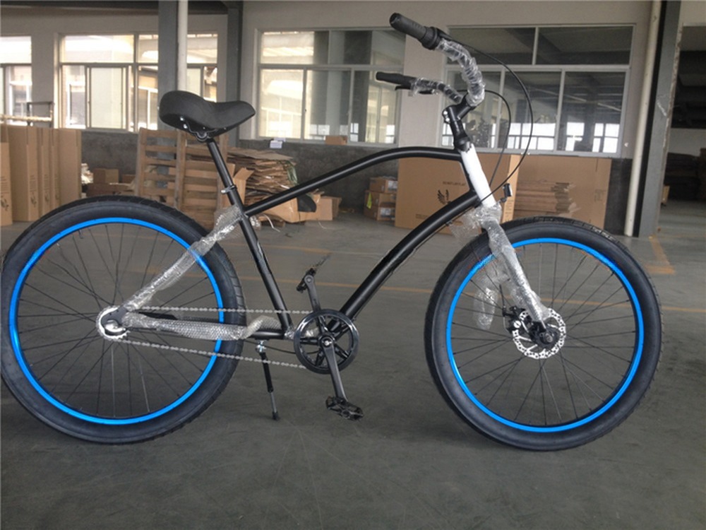 26x3 inch Unisex Step Through Aluminum Frame 3 Speed Beach Cruiser Bike for Rent in USA