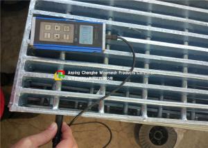 China High Zine Coated Metal Sidewalk Grates , Outdoor Floor Grates Fence 0.1 - 6m Length wholesale