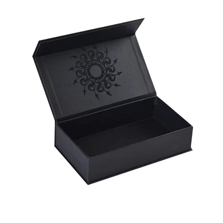 Custom Magnetic Book Shape Box Perfume Bottle Packing Paper Gift Box For Whole Sale With PVC Window