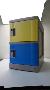 China Multi Tiers Plastic Gym Lockers / Wear Resistance Shoe Locker Storage wholesale