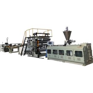 China Screw Speed rpm 32.9 rpm Double Screw Design PVC Faux Board Extrusion Line PVC Extruder wholesale