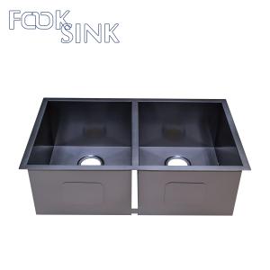 China Nano Black PVD Stainless Steel Sink For Apartment wholesale