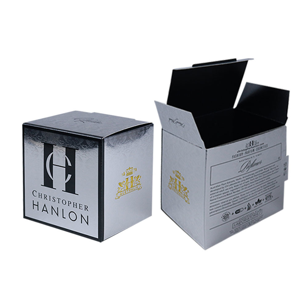 Custom Cream Packaging Cosmetic Boxes Glass Essential Oil Dropper Bottle Paper Box Packaging with Luxury Print