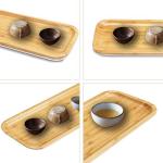 hot sale bamboo wood food serving tray or plate