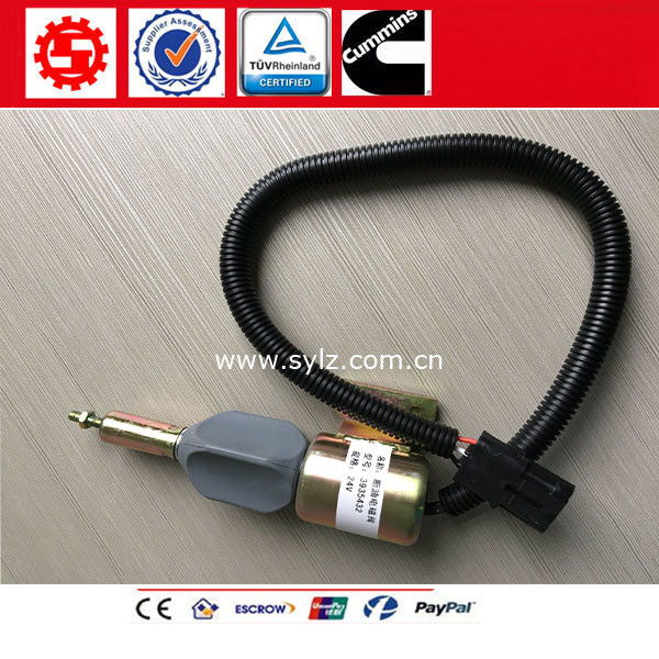 Cummins 24V Shut off solenoid 3935432,3935430,SA-4755-24 for Cumins 6BT 5.9 engine