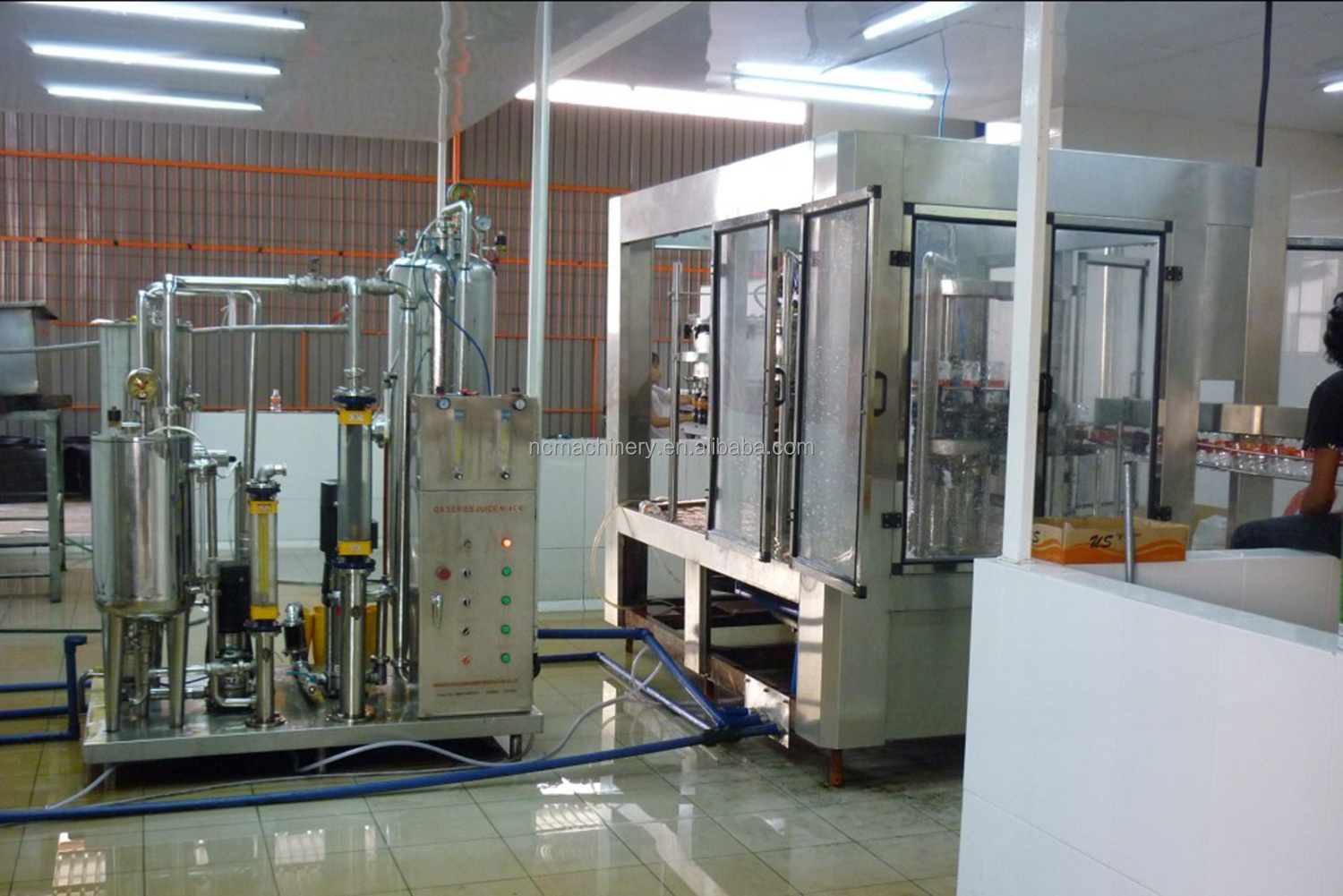 100% Filling Accuracy Turnkey Carbonated Soft Drinks Production Line with High Voltage