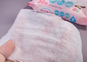China Makeup Remover Embossed Length 51mm Spunlace Cloth wholesale
