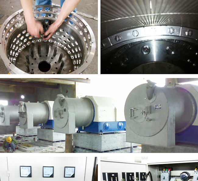 Automatic Pusher Centrifuge For Separating Salt From Glycerin+Water Mixture