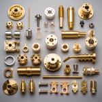 Non Standard CNC Brass Parts , Aerospace Precision Turning Components