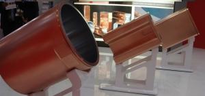 China Round Blank Copper Mould Tube For CCM , Single Tapered Copper Mould Plate Optional Size wholesale