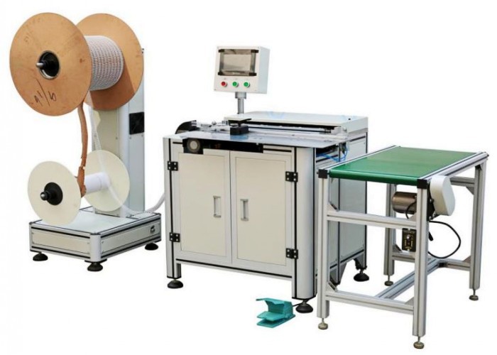 520mm 1ph Semi Auto Double Loop Wire Binding Machine Nanbo Brand