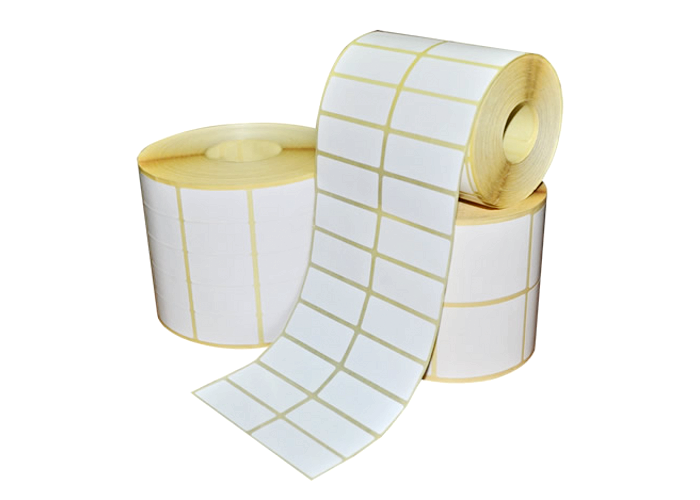 Single Side Mirror Glossy Coated Paper in White For Adhesive Sticker Producing