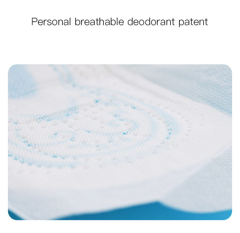 Feel Comfortable Sanitary Brands Pad for Female Super High Absorbency Made of Cotton