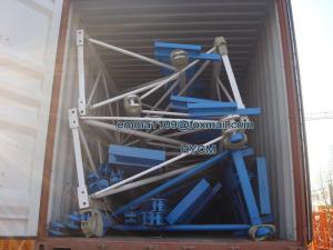 China Top Flat Tower Crane QTP5010 50M Boom Long 5TONS Specifications wholesale