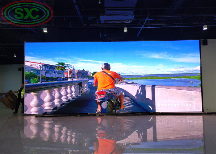 Outdoor Fixed P6 RGB LED Iron Box , Full Color LED Display For Commercial Advertising