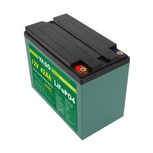 China Rv Deep Cycle Lifepo4 Battery 12V 42Ah 2000 Cycles wholesale