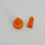 Hot Stamping 24mm Orange Flip Top Lid For Ketchup