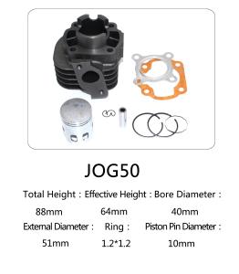 China Yamaha 50 2 Stroke Single Cylinder Kit / Yamaha Cylinder Kit For Motorcycle Engine Parts wholesale