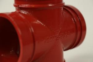 China Ductile Iron 4 Way Pipe Fitting Grooved Fittings 1.6mpa wholesale