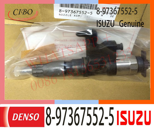 8-97367552-5 ISUZU Fuel Injector 8-97367552-3 For 4HL1 6HK1 095000-5500 095000-5504