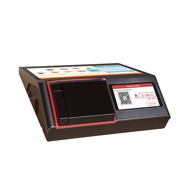 11.6/12.5 inch Android POS Device With Receipt Printer And LED-8/VFD/5"HD 2nd Display