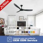 DC 220v Inverter 35 Watt Solid Wood Ceiling Fan Without Noise