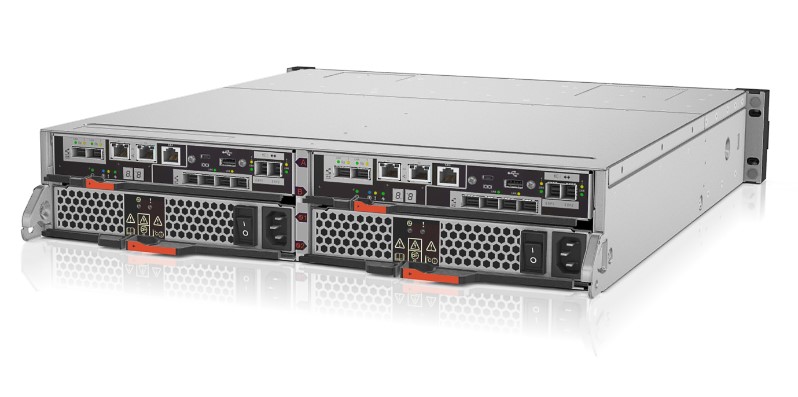 7Y70100ANA DE2000H 2U Lenovo Rack Mount PC Storage 12LFF Hybrid Flash Array