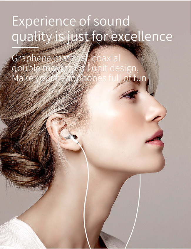 Waterproof 6D Stereo Sound ABS 1200mm Wired Sports Earphones