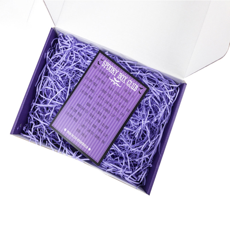 Custom Printing Environmentally Recyclable Violet Colour Clothes Corrugated Mailer Boxes