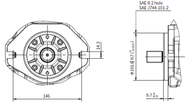 High Pressure Axial Piston Hydraulic Motor Variable Displacement Pump HP5V SERIES