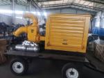 220V Flood Control Water Pump Unit Mobile Trailer Mounted Electric Start
