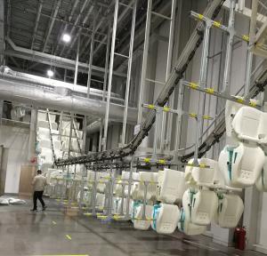 China Automobile Seat Glue Electrostatic Powder Coating Line wholesale