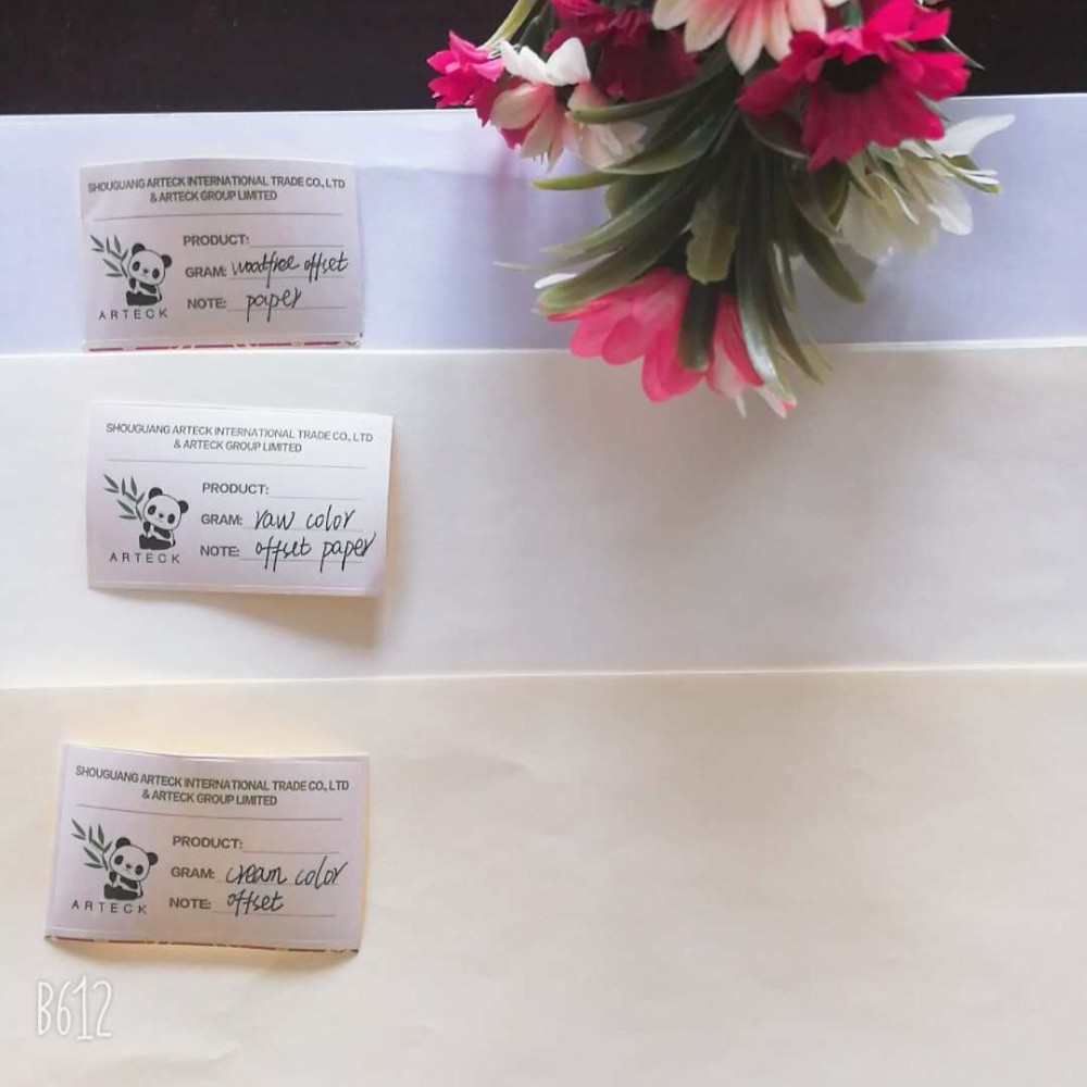 Notes Anti-Curl Cream Color Bond Paper for Customer Requirements