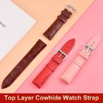 10mm 12mm Genuine Leather Watch Strap Fashion Customized 20mm 24mm