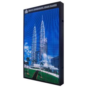 China LED Display Advertising Sign Mounted on Municipal Rodeside City Street Light Pole wholesale