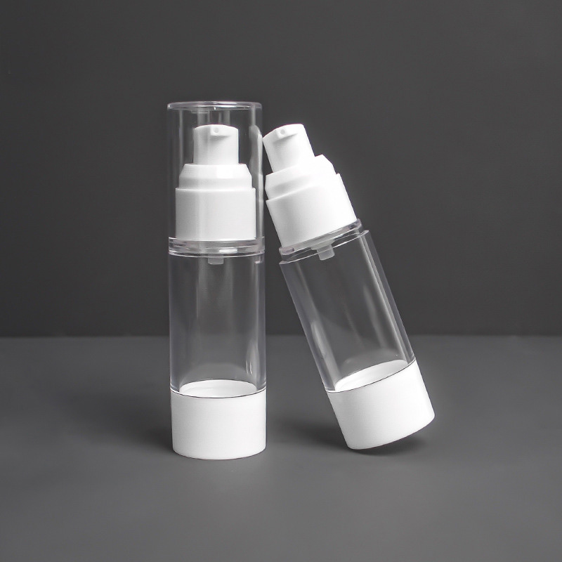 AS Base Material Luxury Empty Airless Spray Pump Bottles 15ml 30ml 50ml 80ml 100ml 120ml for Travel Skincare Convenience