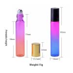 Colorful Cosmetic Packaging 10ml 15ml Glass Ball Bottles