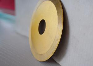 China 55 HRC Industrial Cutter Blade 0.01mm Circular Blades For Cutting Rubber wholesale