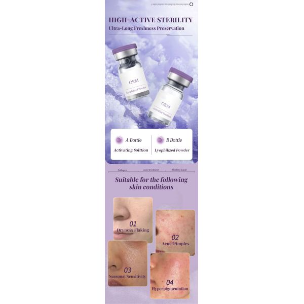 OEM ODM Custom Wholesale Collagen Hydration Repair Wrinkle-Removing Anti-Aging Serum for Whitening, Pigmentation Removal, and Skin Repair