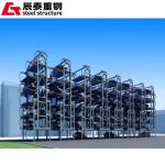 Prefabricated Steel Structure Garage Building , Metal Frame Garage Customized