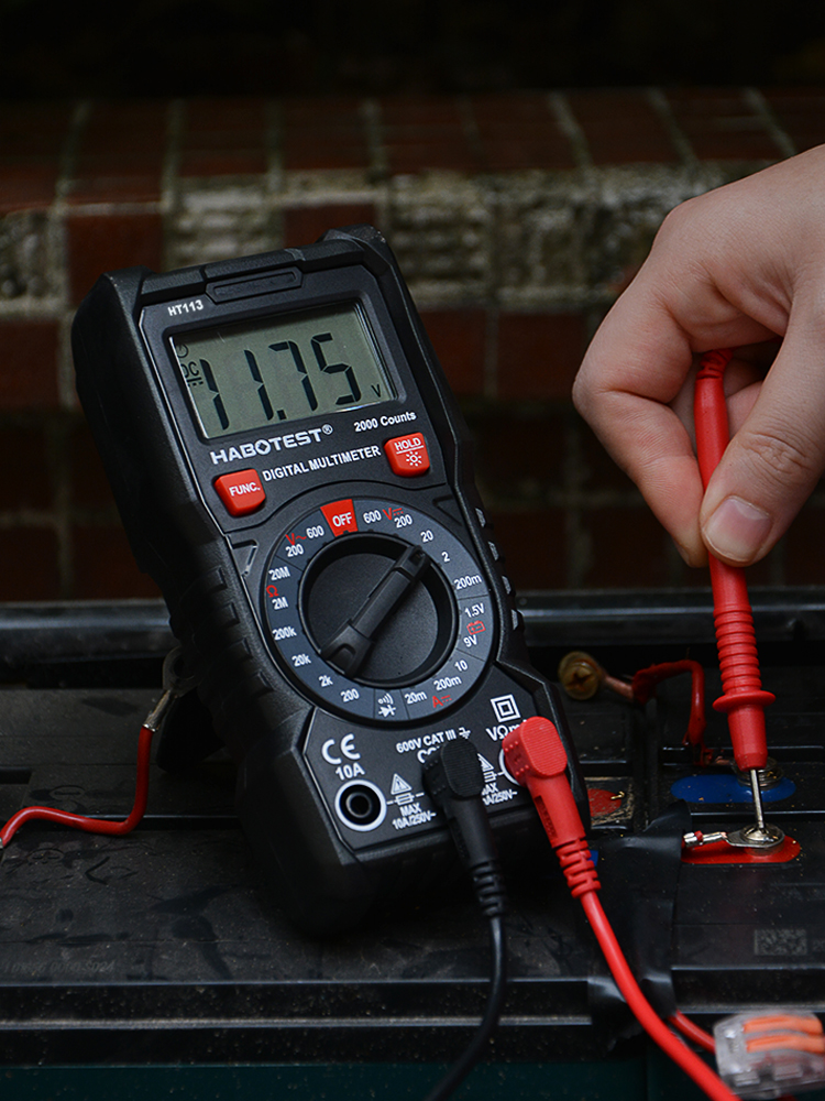 200mA 200V Digital Multimeter Current Measurement