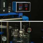 Double Glass Chemical Stirred Tank Reactor Cycle Heating Cooling Reaction