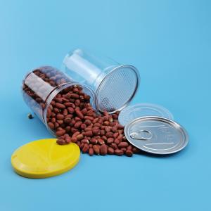 China Airtight PET 0.5L Transparent Biscuits Plastic Food Jars wholesale