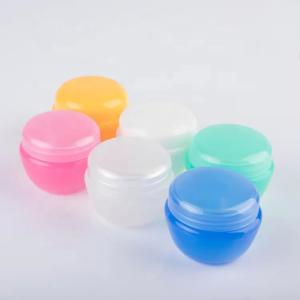 China Luxury Colourful 20g PP Face Cream Jar Plastic Cosmetic Jars wholesale